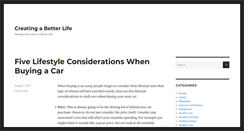 Desktop Screenshot of creatingabetterlife.net